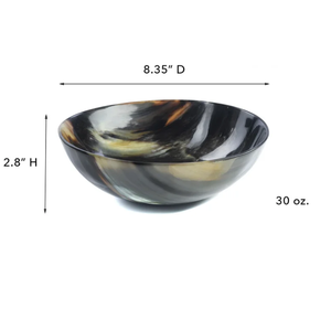 ชามเสิร์ฟพร้อมฮอร์นสำหรับตกแต่งเครื่องครัวสไตล์โต๊ะรับประทานอาหารชามสลัดและผลไม้สำหรับตกแต่งบ้านและห้องครัวขายส่ง - Product Image 3