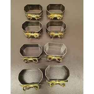 Ronds de serviette, ronds de serviette en rotin, ronds de serviette en osier, décor de table - Product Image 3