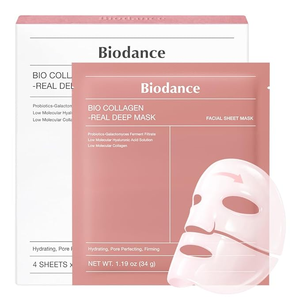 (T&D) BIO -------- Mascarilla Facial de Hidrogel DANCE Bio-Colágeno Real Deep, Hidratante Nocturna, Minimiza Poros, Elasticidad, Rellena - Product Image 3