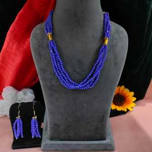 ชุดสร้อยคอยาวประดับคริสตัลและไข่มุกที่มีคุณภาพดีที่สุดชุดเครื่องประดับหรูหราเพื่อยกระดับทุกชุดสร้อยคอไข่มุกมาลาสำหรับเด็กผู้หญิง - Product Image 5