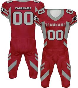 เสื้ออเมริกันฟุตบอลเปล่า แบบกำหนดเอง ชุดอเมริกันฟุตบอลสำหรับเด็กและผู้ชาย - Product Image 1