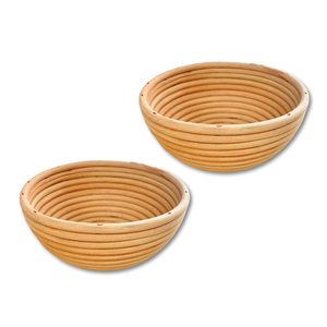 ตะกร้าขนมปังหวายทนทานจากโรงงานเวียดนามพร้อมลวดลายแป้งสวยงาม - Product Image 1