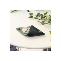 Bamby-Pochette à bijoux en cuir véritable multi-usages marron croco