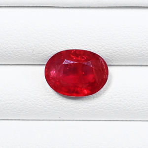 Meilleur prix pour un rubis naturel de Birmanie, 4,16 carats, couleur rouge pigeon, taille ovale, taille de bague, pierre de naissance de juillet, pour la fabrication de bagues et l'astrologie - Product Image 2