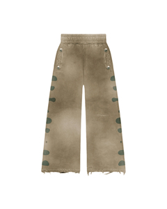 Ensemble sweat à capuche et pantalon de survêtement unisexe personnalisé pour la maternité, imprimé animal, délavé à l'acide, avec cordon de serrage, coupe ample, vêtements de sport d'hiver - Product Image 5