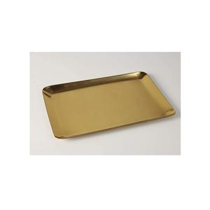 Plateau de service en métal d'excellente qualité, plateau de service design fait à la main, plateau en métal doré classique et élégant en gros, nouvel arrivage - Product Image 4