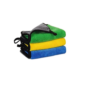 Serviette de nettoyage de voiture en microfibre de haute qualité multicolore à séchage rapide en coton prix de gros d'usine disponible à la vente - Product Image 5