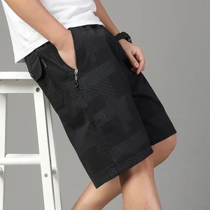 Pantalones cortos informales de cintura elástica para hombre, pantalones cortos de chándal ligeros de verano, pantalones cortos de trabajo de ajuste relajado, pantalones cortos informales sueltos para correr - Product Image 2