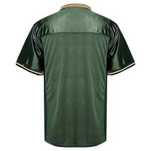 Maillot de football américain personnalisé avec nom et numéro d'équipe imprimés pour hommes, femmes, jeunes et adultes, 100% polyester, col en V - Product Image 3