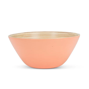 Wholesale best price eco-friendly spun bamboo medium deep salad <b>bowl</b> kitchenwares manufacturers from Vietnam - Product Image 3