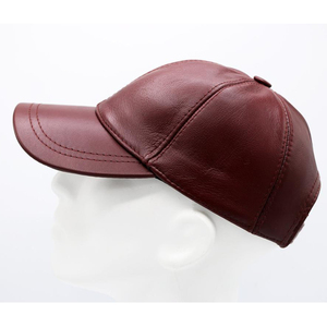 Gorras de béisbol de cuero marrón con logotipo bordado en 3D Diseños únicos Ajuste cómodo Estilo moderno y sombreros de alta calidad - Product Image 2