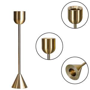 Bougeoir moderne de haute qualité bougeoirs de luxe pour la décoration de la maison nouveau Style Table à manger bougie faisant support - Product Image 3