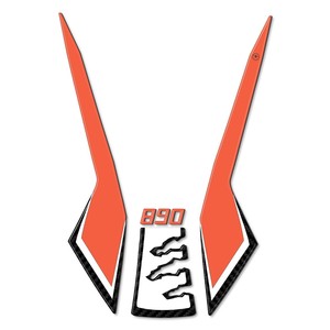 Adesivi Protettivi 3D per Parafango Moto Compatibili con KTM 890 Adventure 2021-2022, Adesivo per Serbatoio - Product Image 2