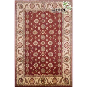 Tapis de Peshawar et de Khotan noué à la main, unique en son genre, 12'9 x 9'1 Pes_Kho_108 - Product Image 1