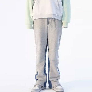 Pantalon de survêtement évasé pour hommes de meilleure qualité Nouveau design Taille moyenne Vêtements décontractés pour une utilisation en extérieur Motif droit - Product Image 5