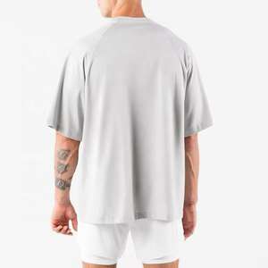 T-shirt pour homme 100% coton tricoté de grande taille fabriqué au Pakistan, entièrement personnalisé, séchage rapide, respirant, meilleure vente - Product Image 3