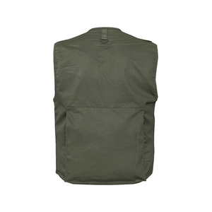 Gilet Cargo invernale da caccia senza maniche giornalista di viaggio sportivo elettricista di sicurezza con più tasche da uomo in tela ad asciugatura rapida - Product Image 4