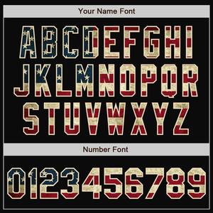 Custom <b>Black</b> Vintage USA Flag-Customized Bomber Varsity Letterman Zipper Jacket <b>Windbreaker</b> Vintage Men's Varsity Jacket - Product Image 2