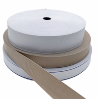 Bande élastique pour vêtements, ruban de couture en polyester et élasthanne pour ceinture, encolure et poignets