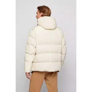 Veste matelassée pour hommes matelassée hiver imperméable vert bulle rembourrée polyester design extérieur personnalisé - Product Image 3