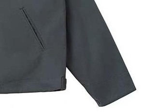 Vente en gros de vestes de travail pour hommes en toile 100% coton, col coloré, fermeture éclair, fabricant de vestes - Product Image 6