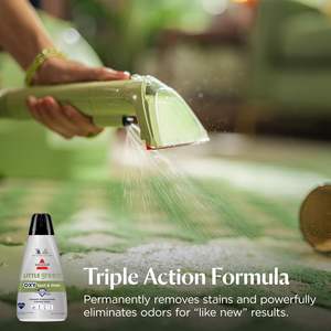 Limpiador de Alfombras y Tapicería Portátil Multiusos para Auto y Vehículos con Herramientas Especiales Exclusivas Verde 1400B - Product Image 2