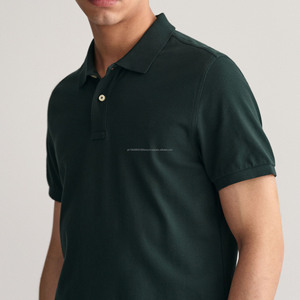 Camisetas Polo personalizadas Unisex Liso 100% Algodón Venta al por mayor Camisetas Polo de manga corta para hombres - Product Image 2