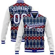 Vente en gros directe de l'industrie, veste bomber décontractée d'hiver personnalisée, verte et dorée, avec des rennes de Noël en 3D, fermeture à boutons pression intégrale, style varsity - Product Image 5