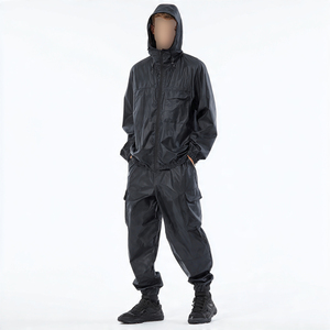 Rain Jacket Waterproof Pants Set Men <b>Camping</b> Hiking Wind Breaker Tracksuit Mens Rain Mountain <b>Windbreaker</b> Track Suit Men - Product Image 2