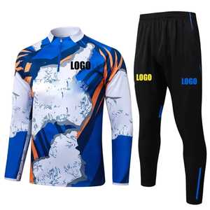 Conjunto de Entrenamiento de Fútbol Personalizado con Cordón para Invierno, 100% Poliéster, Impreso, de Secado Rápido y Transpirable - Product Image 2