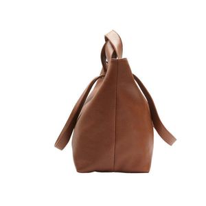 Sac fourre-tout en cuir véritable pour femme à bas prix, design tendance de haute qualité, fermeture ouverte, vente en gros à prix réduit - Product Image 3