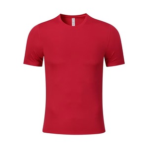 Hauts décontractés pour femmes avec logo personnalisé T-shirts courts de sport à séchage rapide Impression de conception de personnalité en polyester à col rond pour l'extérieur - Product Image 1