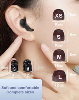 Bouchons d'oreilles anti-bruit EP105, haute fidélité, réutilisables, confortables, en silicone souple, pour le sommeil