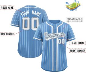 Maillot de baseball athlétique à séchage rapide boutonné chemise de softball personnalisée pour jeunes matériel de broderie en maille respirante sergé USA Design - Product Image 2
