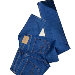 กางเกงยีนส์เอวสูงสำหรับผู้ชายกางเกงซักเอวทรงหลวมดีไซน์เฉพาะสำหรับฤดูใบไม้ร่วง - Product Image 1