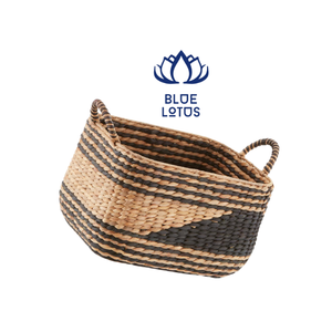 Beau panier de jacinthe d'eau exquis, artisanal, élégant et traditionnel qui peut être personnalisé pour moins d'argent. - Product Image 1