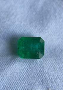 มรกตสีเขียวทรงเหลี่ยมเจียระไนสวยงามเป็นธรรมชาติ รูปทรงแปดเหลี่ยมหรูหรา - Product Image 2