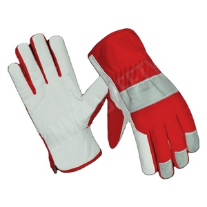 Goat Grain Leather Industrial Safety Driving <b>Gloves</b> Anti-Slip Heat Resistant Cold Resistant Tear-Resistant General Purpose - Product Image 2