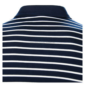 เสื้อเชิ้ตแขนสั้นผู้ชาย ผ้าฝ้าย 100% ระบายอากาศได้ดี ลายทาง ดีไซน์สีสันเข้ากัน แฟชั่นปกเสื้อ - Product Image 5