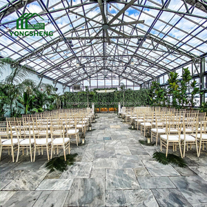 Grande <span class=keywords><strong>maison</strong></span> de <span class=keywords><strong>jardin</strong></span> victorienne en verre et acier pour la décoration d'événements de <span class=keywords><strong>mariage</strong></span>, <span class=keywords><strong>location</strong></span> de lieu de réception ou de fête - Product Image 5