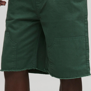 Shorts élégants en tissu mélangé de coton, design tendance, respirant, confortable, pour les acheteurs en gros, service OEM, logo personnalisé, hommes - Product Image 2