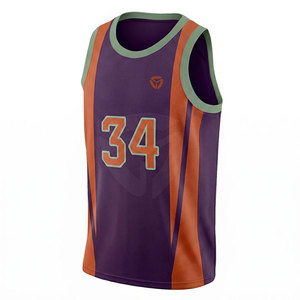 Maillot de basket-ball élégant pour hommes, tissu léger et respirant, coupe confortable, design sans manches pour l'entraînement - Product Image 2