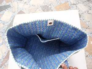 Bolso de compras de algodón acolchado con estampado de bloque de mano indio, diseño Floral multicolor de invierno, estilo de moda, dos correas de hombro - Product Image 4