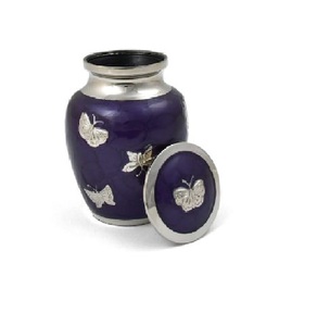 Venta caliente latón American Pride cremación urna nuevo diseño conjunto de corazón recuerdo Mini y Urna grande al por mayor - Product Image 3