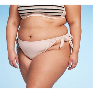 Wild Fable Costume da bagno bikini sgambato da donna con laccetti laterali, colore marrone, taglia 1X - Product Image 4