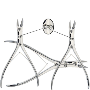 Forceps à os en acier inoxydable Liston, double action, instrument orthopédique, instrument de chirurgie générale, forceps à couper - Product Image 6