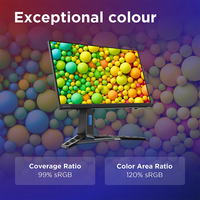 Lenovo Legion R24e 23,8-inch Gaming Esports Monitor 99% sRGB 0,5ms FHD 180Hz IPS-scherm Laptop Desktop PC-scherm met DP