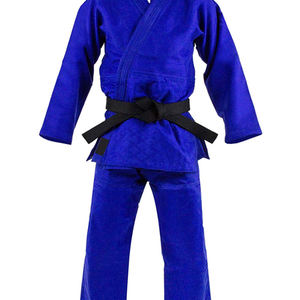 Conjunto de Judo Unisex Ligero de Algodón, Transpirable, de Secado Rápido, MOQ Bajo, Ropa Deportiva OEM para Adultos, Uniformes de Artes Marciales, Kung Fu, Judo - Product Image 4