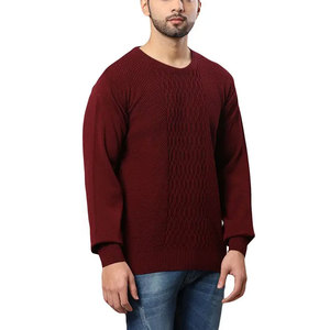 Pulls en tricot décontractés pour hommes - 100% polyester respirant, couleur et logo personnalisés, commandes en gros - Product Image 3