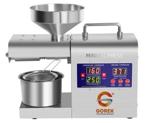 Extractor de Prensado en Frío Semiautomático Portátil Gorek Technologies, 600W, Motor de CC de 0.8HP, 220/110V, Control de Temperatura, Aceite - Product Image 3